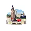 Ímãs de Geladeira de Cidade de Viagem Londres, Reino Unido Torre Big Ben Ponte da Torre Turista Criativo Adesivos Magnéticos Ímãs Decorativos de Lembrança