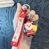 Chaveiro Fofo do Papai Noel Presente de Natal Árvore de Natal Chaveiro Tridimensional Sino Boneco de Neve Rena atacado