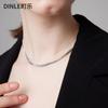 Collar de Acero de Titanio Cadena de Hueso de Serpiente de Alta Gama para Mujer Nuevo Estilo Popular 2025 Cadena Clavicular Simple Cadena de Cuello Regalo del Día de la Madre