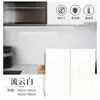 Pegatinas de pared tipo panel de aluminio-plástico imitación azulejo cerámico, autoadhesivas, anti-manchas, impermeables, para renovación de paredes de cocina, baño, sala de estar, papel tapiz autoadhesivo