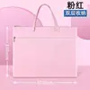 Bolsa para archivos a4 bolsa de archivo de lona portátil bolsa de archivo con cremallera tela Oxford bolsa para prueba de embarazo bolsa de información gran capacidad impresión