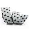Cinta de sarga de puntos de onda pequeña, material para pinza de accesorios para el cabello DIY, lazo, flores para hornear, embalaje, cinta floral decorativa