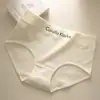 Ropa interior transpirable de algodón puro para mujer, cintura media, con entrepierna antibacteriana 5A, realza glúteos, transpirable, tallas grandes