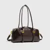 Nuevo Bolso de Hombro de Gamuza 2026 con Hebilla de Cinturón Decorativa Versátil, Bolso de Mano para Mujer con Acabado Mate y Diseño de Nicho