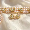 Cobre Chapado en Oro de 18 Quilates Zircón Microincrustado Cuentas Espaciadoras Multihilera Accesorios para Pulsera Collar de Joyería Hecha a Mano DIY
