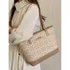 Bolso de mano de alta gama, estilo vintage, gran capacidad para mujer, nuevo bolso de hombro de moda 2026 para ir al trabajo, bolso tote de cuadros, bolso tipo cubo