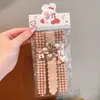 Pinzas para el pelo de niña, cinta mágica para niños, pinzas para el pelo de lazo marrón, pinzas para flequillo de bebé que no dañan el pelo, diademas para niñas pequeñas