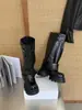 Botas largas de mujer con plataforma gruesa, nuevo estilo otoño e invierno 2026, botas de plataforma para personas menudas, que aumentan la altura, botas para pantalones de pierna ancha