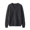 Novedades para Otoño/Invierno 26: Suéter básico de polar con cuello redondo, jersey de polar de cachemira de seda de morera, suéter de lana de corte holgado