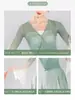 Ropa de Práctica de Danza China, Disfraces de Danza Clásica, Vestidos de Gasa Adelgazantes de Estilo Antiguo, Disfraces de Performance de Danza Clásica, Atuendos Fluidos para Performance en Escenario