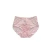 Champagne Rose~Calcinha de renda bordada sexy estilo francês para mulheres, malha respirável de puro desejo com fundo 100% algodão calcinhas femininas