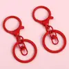 Fabricante original de llaveros de langosta de colores macarrón, llaveros pintados, componentes de accesorios DIY, peluches