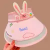 Chapéu com Ventilador, Chapéu de Sol Infantil, Estilo Cartoon para Meninos e Meninas, Aba Larga, Chapéu de Topo Aberto com Ventilador Recarregável USB, Chapéu Ventilador de Resfriamento