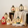 Decoración Navideña Linterna Rellena de Agua Lámpara de Aceite Simulada LED Adornos de Mesa para Hotel Centro Comercial Arreglo de Escena Lámpara de Llama