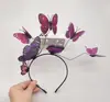 Amazon Venda Quente Transfronteiriça Tiara de Borboleta Anel de Cabelo Adorno de Cabeça Super Fada Fada Mori Guirlanda de Noiva Tiara de Casamento