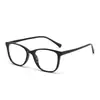 9020 Armação de Óculos com Haste Inserível para Mulheres, Armação de Óculos Ópticos Fashionable Estilo Gatinho Coreano, Pode ser Adaptada com Lentes para Miopia