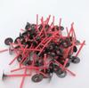 Pacote com 100 pavios de vela vermelhos de 21 fios 8cm/9cm/10cm/12cm