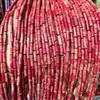 Opcional multicolor 4x13mm cilíndrico pedra semipreciosa tubo cilíndrico Jaspe Impressão