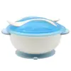 Tazón de Succión para Snacks Infantiles Tazón Complementario para Bebés Vajilla Térmica para Bebés Juego de Tazones Antideslizantes para Entrenamiento de Comida