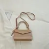 Bolsa de Mão Artesanal Estilo Étnico, Novo Design de Nicho, Bolsa de Corrente Listrada, Bolsa Transversal de Ombro Arco-Íris Estilosa