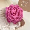 Grampo de Cabelo Rosa Vermelho Menina 2024 Flor de Cabeça Elegante Grampo Lateral Super Fada Flor Clip Adorno de Cabeça