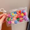 20 elásticos fofos para meninas amarrar cabeça polegar cabelo infantil bebê não machuca cabelo Tamanho pequeno corda de cabelo corda de cabelo acessório de cabelo