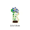 Insígnia de Metal Flor de Peônia Desenho Animado Moda Criativa Versátil Tulipa Girassol Broche Roupas Mochila Escolar Acessórios