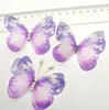 Borboleta de 7cm adesivo duplo broche adesivo sapatos de barriga acessórios de vestuário acessórios DIY decoração para fotografia