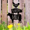 Decoración de Pared Metálica de Animales Arte Negro Decoración Decorativa de Pared Logo Decoración Hogar Sala de Estar Decoración de Pared