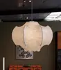Designer de Fábrica Transfronteiriço Lustre Japonês Estilo Wabi-Sabi Restaurante Sala de Estar Quarto Luminária Zen Pousada Lustre de Seda