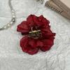 Horquilla ligera de lujo con forma de flor, estilo Mori, estilo hada, combina con todo, elegante estilo francés, elegante y dulce, con forma de tiburón, accesorios para el cabello.