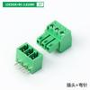Terminal de placa de circuito impresso de encaixe 15EDGK-3.81 conector de pino reto dobrado 2p/3p/4p/12p