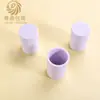 Artículos en stock tapa de botella blanca de plástico de 28 dientes cubierta protectora para producto de cuidado de la piel set de suero botella cubierta cilíndrica de plástico material de embalaje