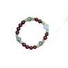 Conjunto de Caixa de Presente Clássico Hexiangzhu Flor Dama Pulseira DIY Joias Acessórios de Mão Venda por Atacado do Fabricante