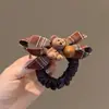 Moderna Liga para el Cabello de Cuadros con Lazo Lazo para Moño de Dibujos Animados Nueva y Linda Diadema de Oso para Niños
