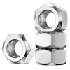 Tuerca de Acero Inoxidable 201 Tuerca Hexagonal Exterior Tapa de Tornillo Estándar Nacional M3M4M5M6M8M10M12M14M16M18