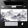 Mouse Pad Estilo Tinta Transfronteiriço, Feito Sob Medida com Sua Imagem, Bordas Costuradas, Grosso e Durável, Mouse Pad Grande, Tapete de Mesa Extra Grande, Tapete de Computador
