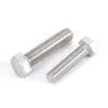 Venta al por mayor de pernos hexagonales estándar en stock, acero al carbono estándar nacional, galvanizados, tornillos hexagonales de rosca completa extendida y media rosca