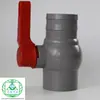 Vendas de irrigação agrícola para irrigação, uma tomada, uma válvula de esfera de PVC com fio interno em estoque para consulta de boas-vindas