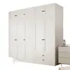 Armario de Acero Three Arrows para Dormitorio del Hogar Montaje Sencillo Gabinete de Almacenamiento para Habitación de Alquiler Modelo Nuevo 2026 Perchero Metálico para Ropa de Niños