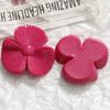 Maca Japonesa cor sólida padrão de nicho três pétalas diy resina grampo de cabelo patch acessórios material para capa de celular atacado