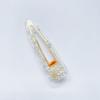 Horquilla de estilo japonés y coreano con lámina dorada transparente, pinza para el flequillo, pinza lateral, horquilla de pico de pato, pinza acrílica, accesorio para la cabeza para mujer