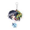 Merchandising de Anime Demon Slayer Llavero Acrílico Soporte Transparente de Doble Cara Colgante Decoración Zenitsu