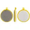 Bloque de esponja para lavar platos doméstico, no grasoso, cepillo para lavar platos de cocina, herramienta de limpieza de ollas, esponja gruesa de doble cara para limpiar la suciedad y fregar