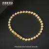 Pulseira Tennis Colorida de Aço Titânio com Zircônia Full Diamond Luz Verde Luxo High-End Hip-Hop Europeu e Americano Pulseira de Aço Inoxidável Europeu e Americano