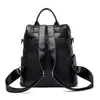Mochila de cuero suave de alta gama y elegante para mujer, nueva moda, gran capacidad, para viajar, de mamá, mochila multifuncional para mujer