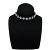 Collar gargantilla de diamantes de imitación de moda de lujo ligero europeo y americano 2023 Collar para mujer Cadena corta para atar al cuello Sexy Combinable Cadena para la clavícula
