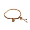Pulsera Explosiva de Acero de Titanio para Mujer, Pareja, Calabaza Pequeña, Pulsera de Inducción, Diseño Simple, Pulsera Fulu Lianzhu, Pulsera de Transporte