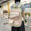 Mochila de estilo coreano muito estilosa para estudantes do sexo feminino, grande capacidade, bolsa escolar leve, bolsa ita de desenho animado fofa, mochila para ensino fundamental e médio
