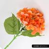Hortensia simulada de rama grande transfronteriza, estilo europeo, para el hogar, boda, decoración floral, flor falsa, cinta hidratante, hortensia simulada